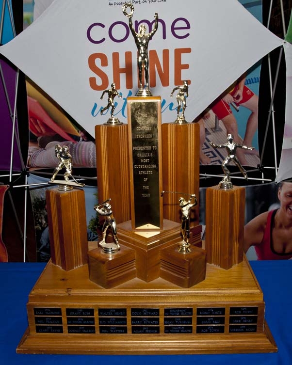Orillia's Athlete of the Year permanent trophy