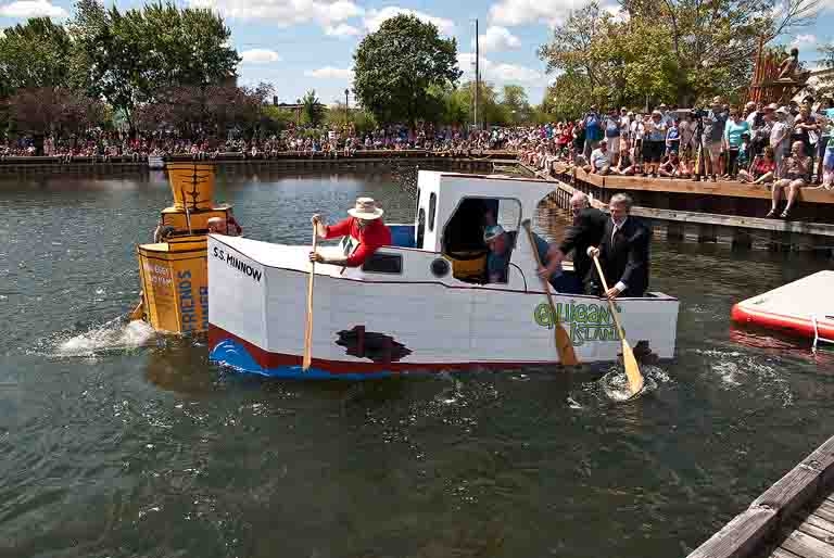 The last photo of the S.S. Minnow.