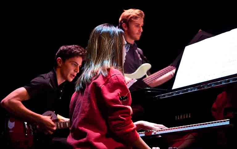 Orillia All-Star Jazz Band rhythm section.