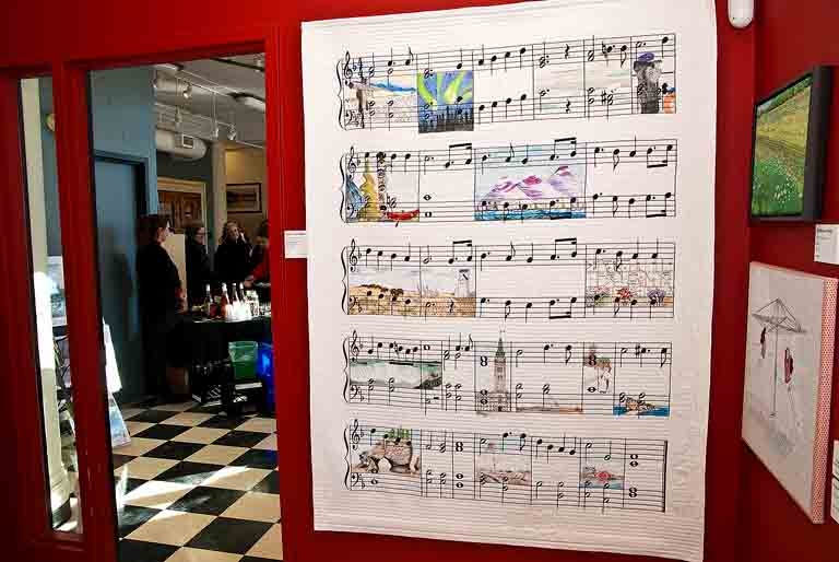 Ode To Lavellee makes visual art of music (O Canada).