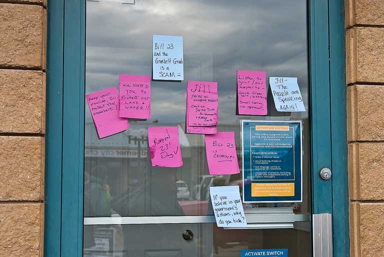 Messages Left For MPP Jill Dunlop