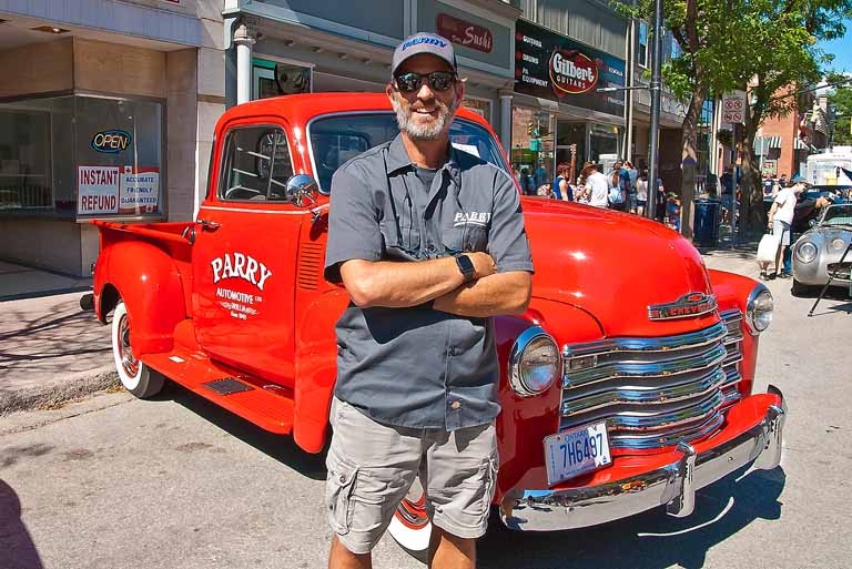Steve Van Kessel and his 1953 Chev Pickup