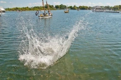 Orillia Pirate Party - Mayoral Candidate Don McIsaac's Best Belly Flop Execution.