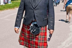 Bruce McRae Representing Festival Clan Honourees Clan MacRae