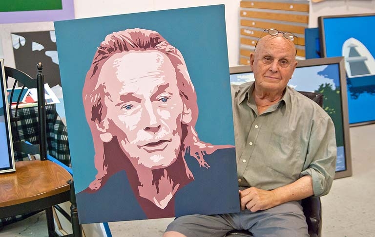 Charles Pachter's most recent painting.