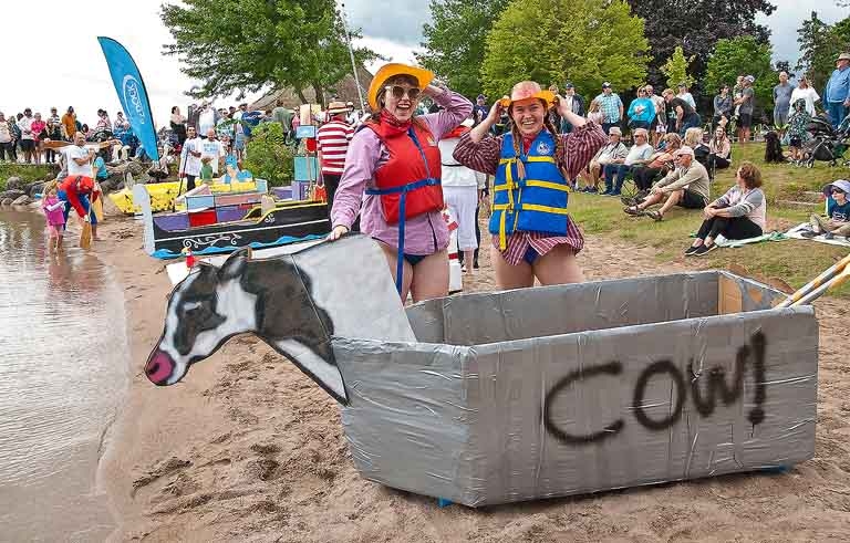2024 Cardboard Boat Race - Adding the name helped, a bit.