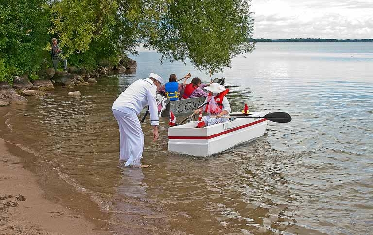 2024 Cardboard Boat Race - Off you go.