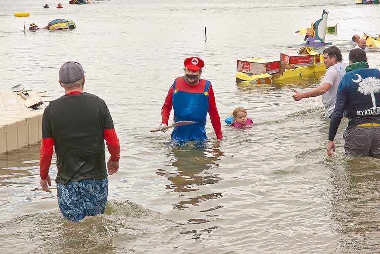 2024 Cardboard Boat Race - Daddy, I thought we were going to Big Chief Island?