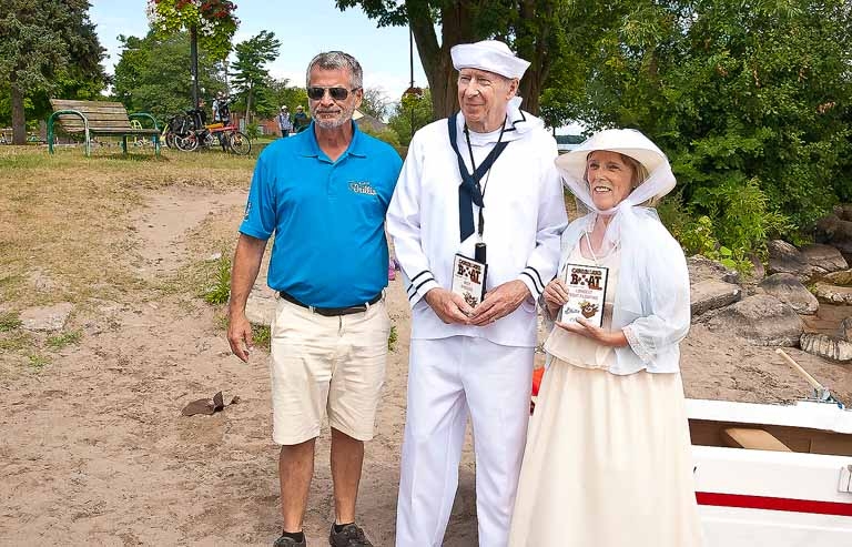 2024 Cardboard Boat Race - Winners of the Best Dressed Crew and Longest Floating awards.