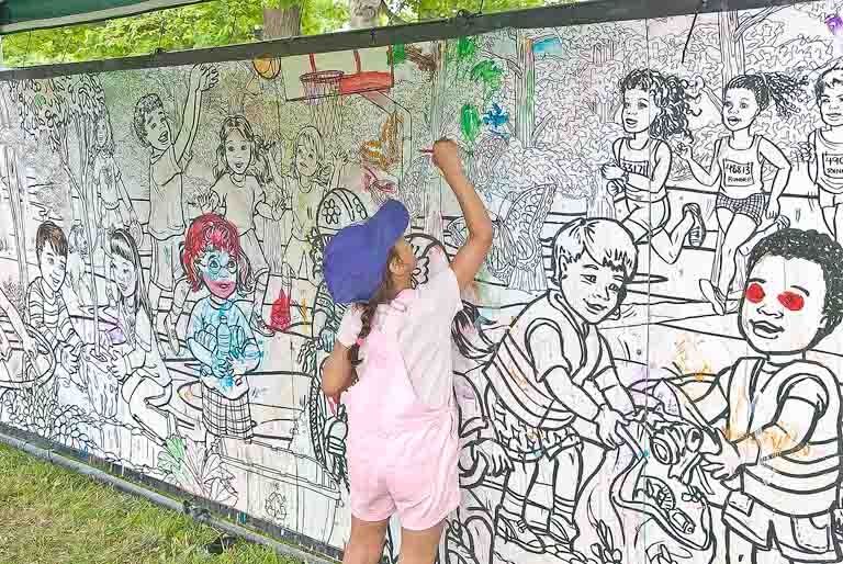 Mural Painting @ Maraiposa 23