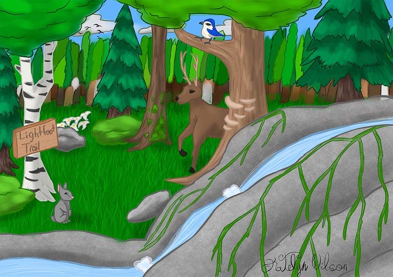 First place art by Katelyn Wilson