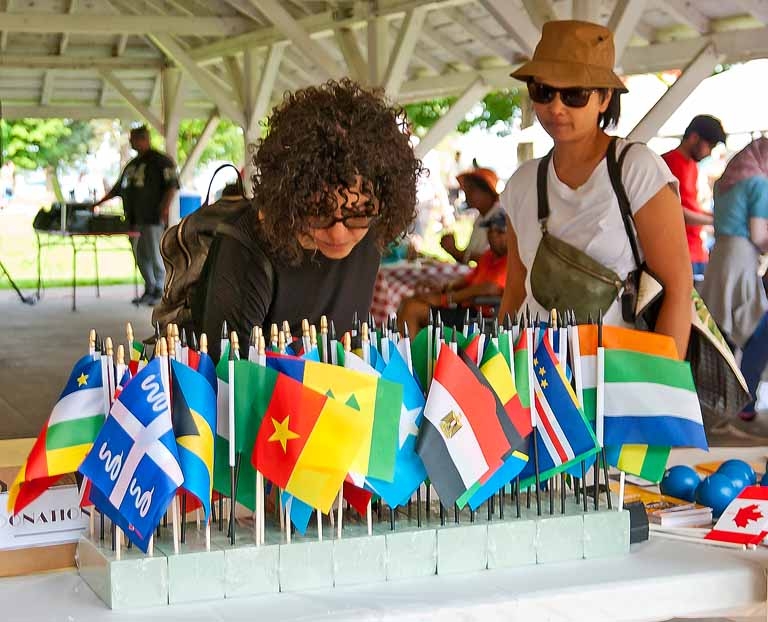 2024 CommunityFest Flags of countries of origin  represented