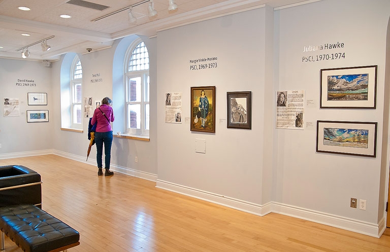 OMAH's Jose Salas Exhibit - art by students David Hawke, Terez Mull, Margie Vinkle-Morano and Juliana Hawke