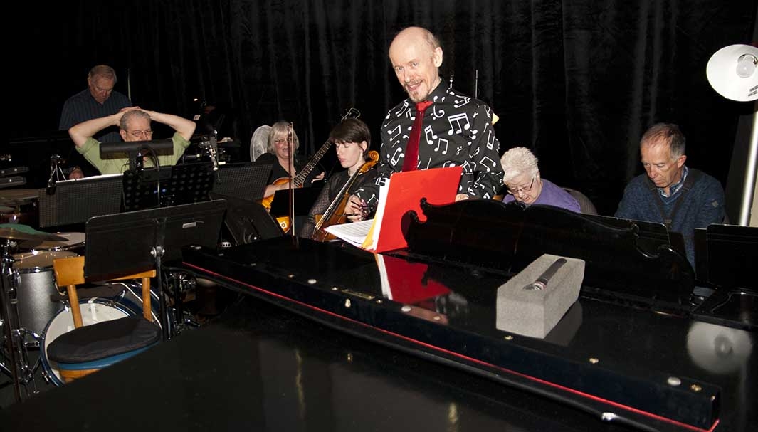 Blair Bailey leads the pit band