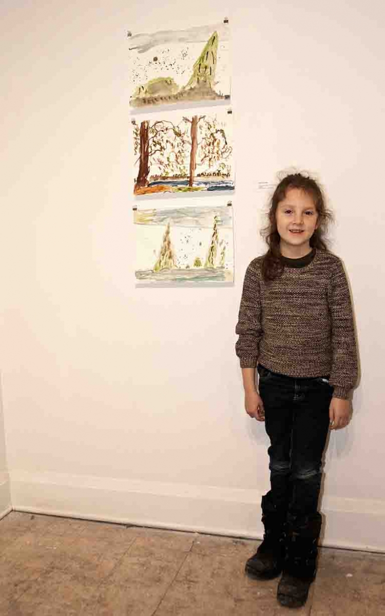 Cal Shilling had his watercolour art included in the group show at mom's Lee Contemporary