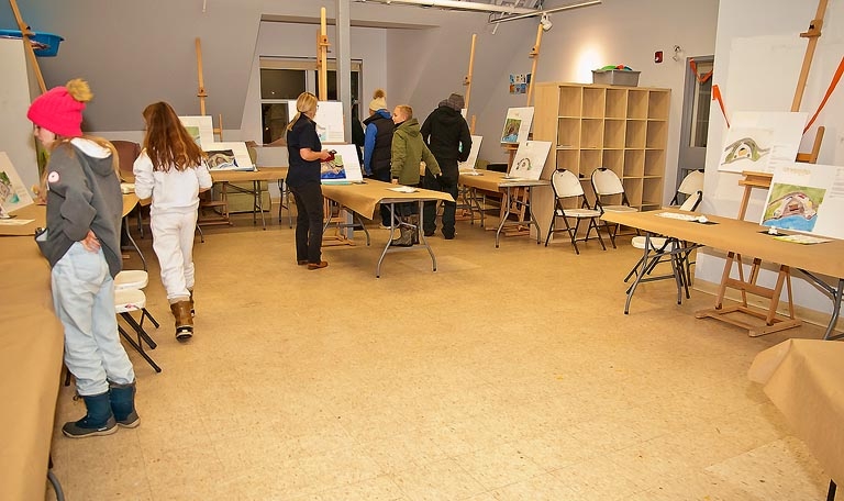 Part of the Eco-Art show at OMAH