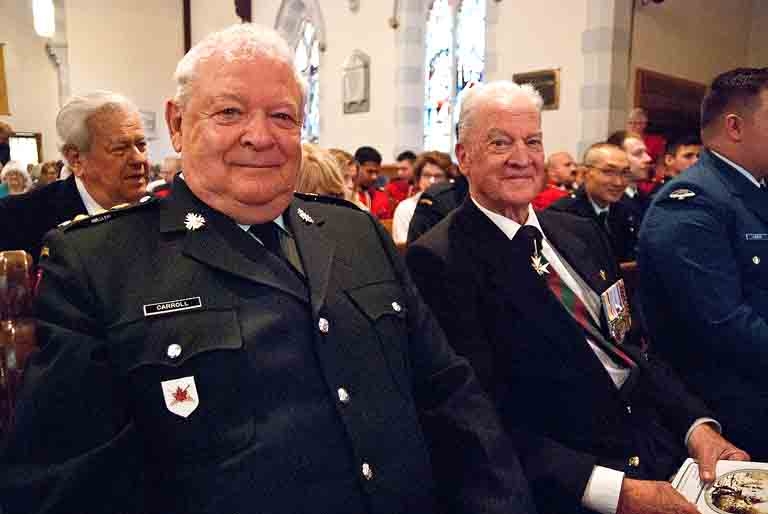 Hon. Col. Kevin Carroll, Grey and Simcoe Foresters and Brig. Gen. (Ret’d) John Hayter.
