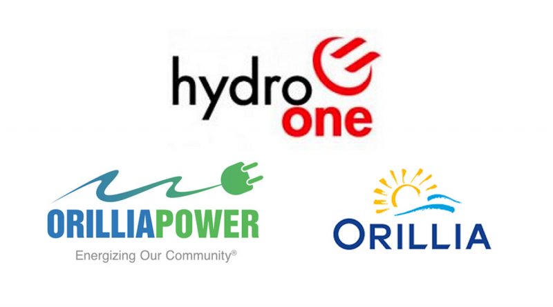 Hydro One, OPC, Orillia Logos