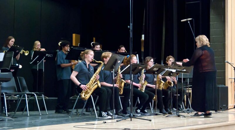 The OSS Hawks Jazz Band at the 2024 Sunshine City School Music Festival